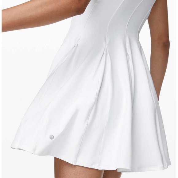 Lululemon Court Crush Dress Tennis Dress White Size 10 - Picture 4 of 11